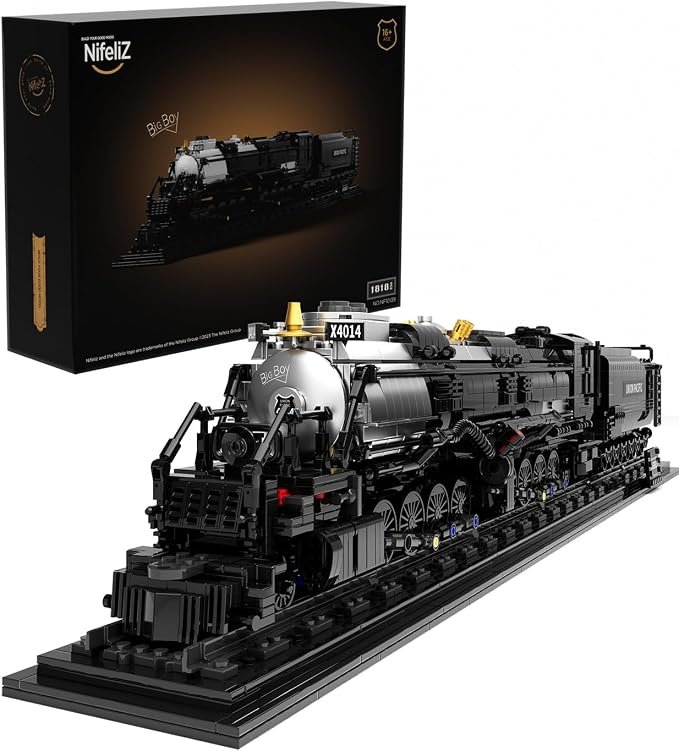 Nifeliz Big Boy Steam Locomotive Building Set
